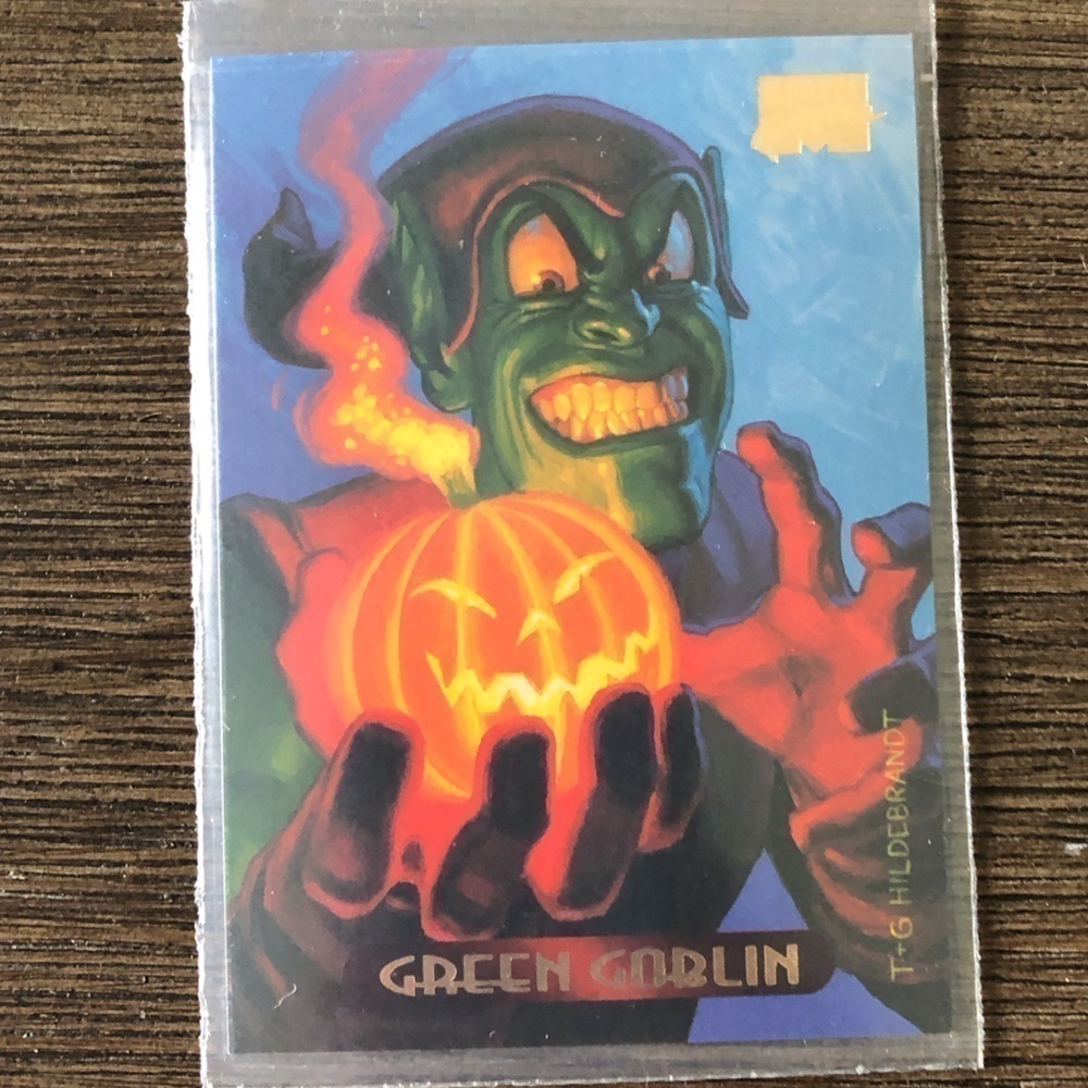 ’94 Marvel Masterpieces trading card: Green Goblin #44